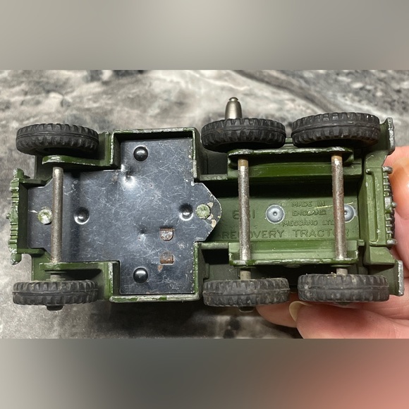 Dinky Supertoys Meccano Recovery Tractor Tow #661 Green Made In England - Picture 10 of 12